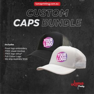 40 x Headwear Trucker Caps Embroidered